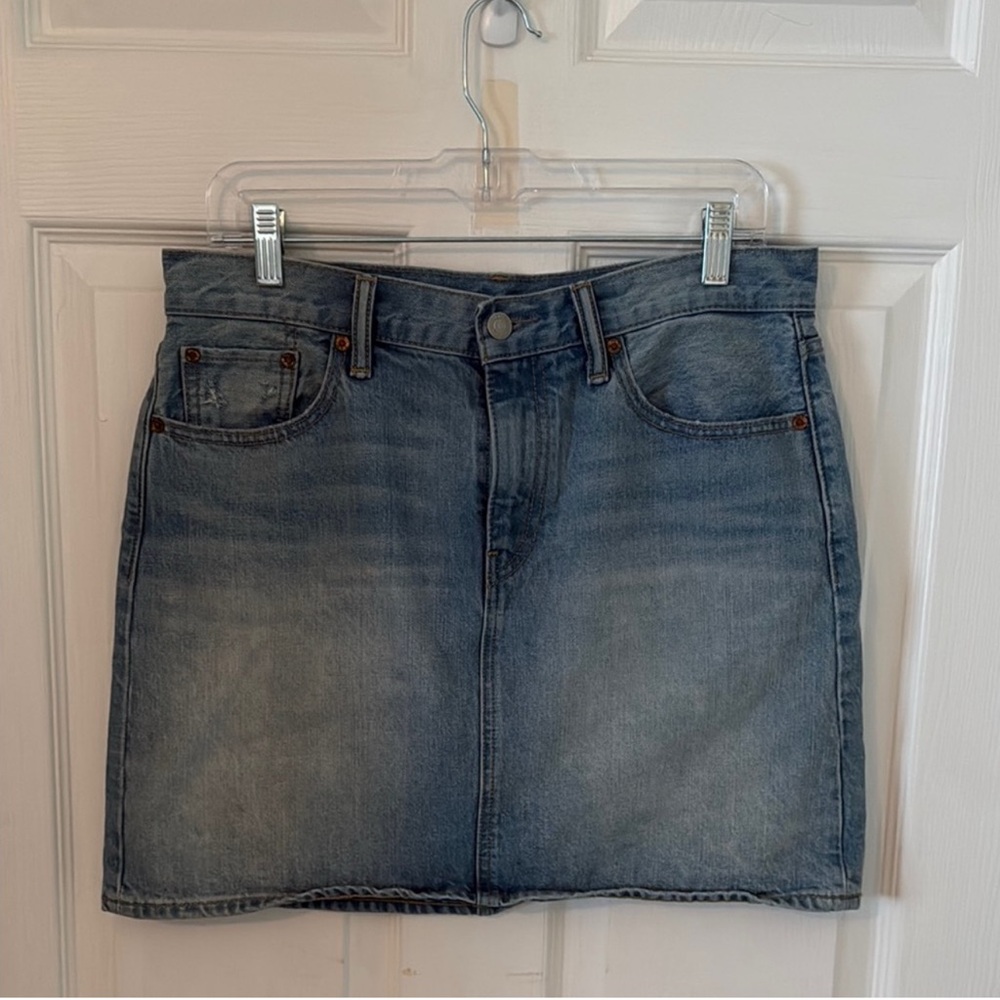 Levi's Blue Denim Pencil Skirt